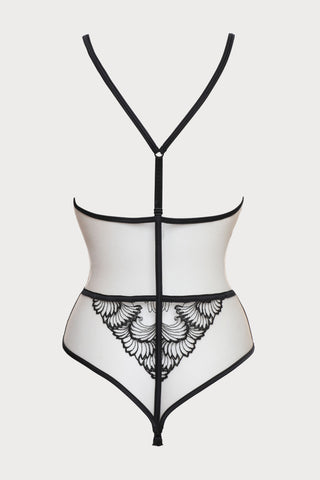 Basic Instinct Thong Bodysuit, Size L (UK 12)