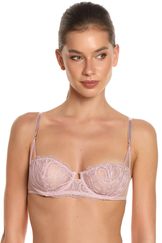 Jolidon Femme Fatale Pink Half Cup Bra - Naughty Knickers