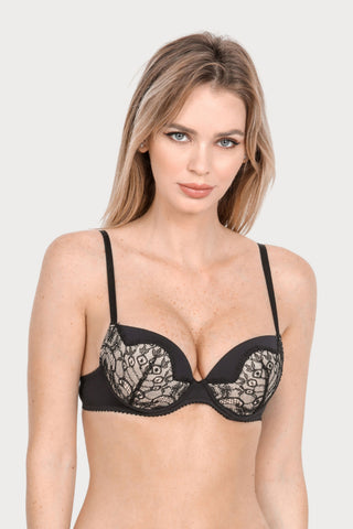 Jolidon French Connection Padded Bra Black