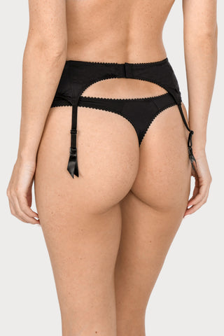 Jolidon French Connection Suspender Belt Black