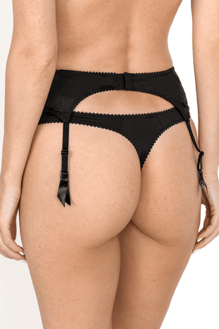 Jolidon French Connection Suspender Belt Black