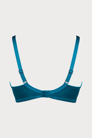 Hotel Desir Padded Underwire Bra in Green