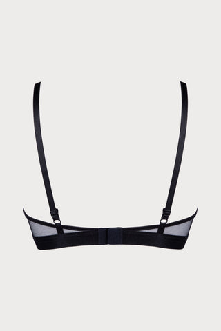 Love Supreme Triangle Bra in Black