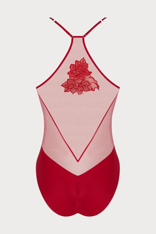 Adorable En Sexy Red Bodysuit