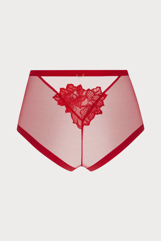 Adorable En Sexy Red High Waist Shorty