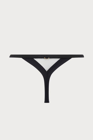 Adorable En Sexy Black Mini Thong