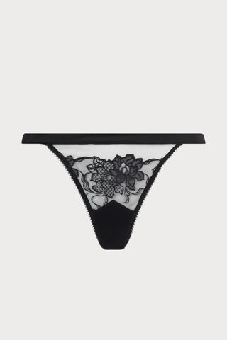 Adorable En Sexy Black Mini Thong