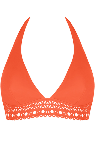 Lise Charmel Triangle Bikini Top Papaya | Ajourage Couture Swim