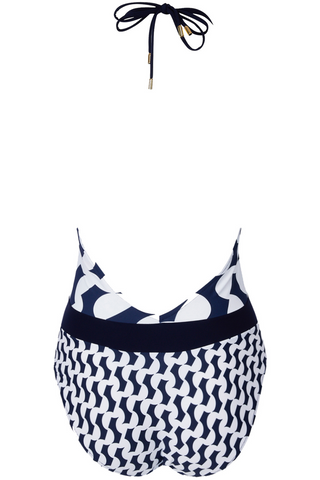 Lise Charmel Croisiere For Ever Halter Swimsuit Navy Croisiere