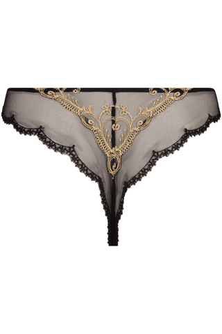 Lise Charmel Deesse En Glam Thong Black/Gold