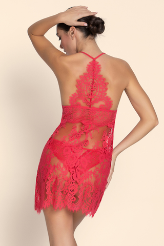 Lise Charmel Désirs de Venise Red Lace Babydoll - Naughty Knickers
