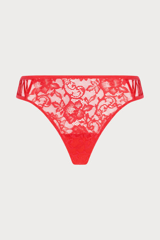 Lise Charmel Red Sexy Thong | Désirs de Venise - front