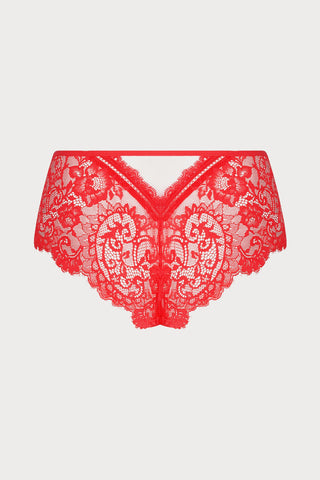 Lise Charmel Red Lace Shorty - Désirs de Venise - back
