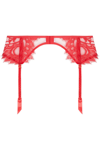 Lise Charmel Désirs de Venise Red Suspender Belt - Naughty Knickers