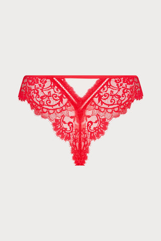 Lise Charmel Désirs de Venise Red Lace Thong - back