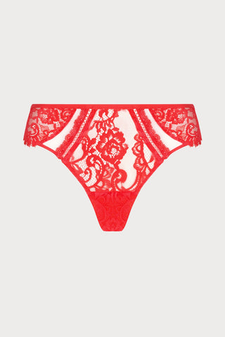 Lise Charmel Désirs de Venise Red Lace Thong