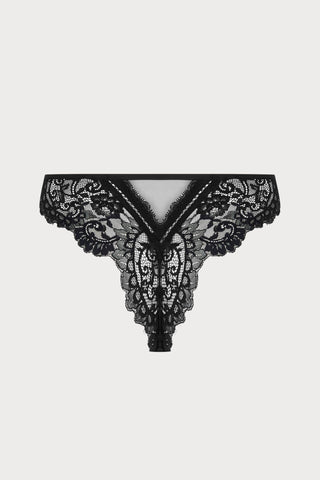 Désirs de Venise Black Thong
