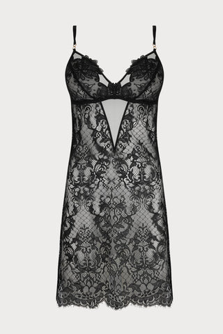 Diva Glamour Black Babydoll