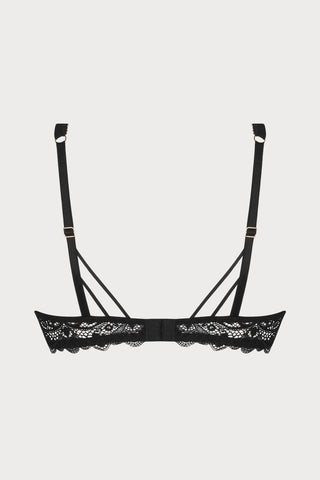 Diva Glamour Black Glam Push Up Bra