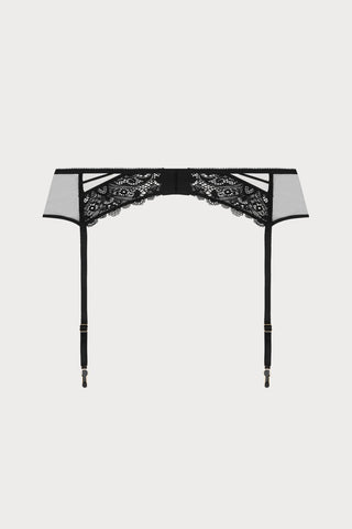 Diva Glamour Black Suspender Belt