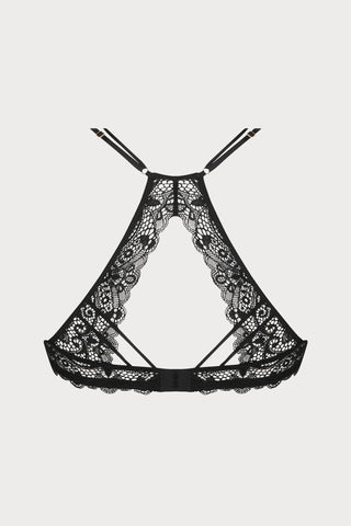 Diva Glamour Black Wireless Triangle Bra
