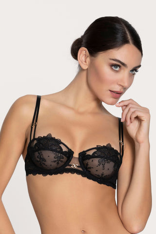 Lise Charmel Diva Glamour Half Cup Bra Black