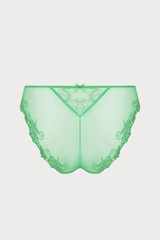 Dressing Floral Italian Brief - Green