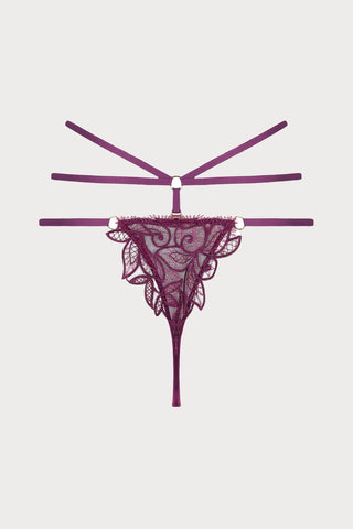 Elegance Artist Purple Mini Thong