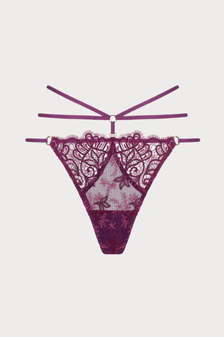 Elegance Artist Purple Mini Thong