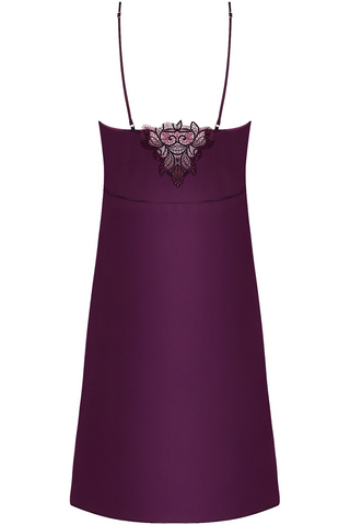 Purple Silk Nightie Lise Chamrel Elegance Artist 