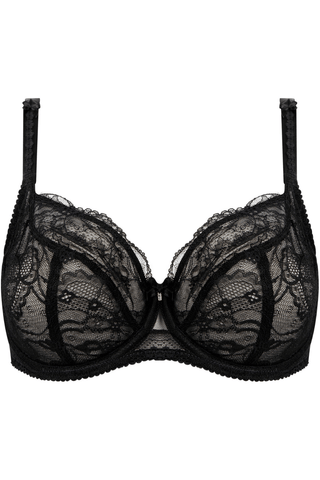 Lise Charmel Feerie Couture 3/4 Cup Balconette Bra Black