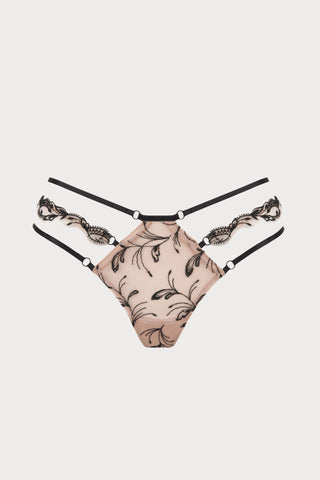 Follement Sexy Strappy Thong, Size S