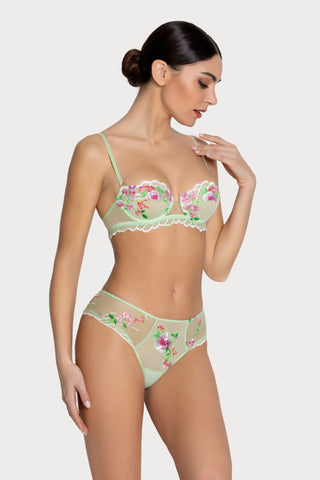 Lise Charmel Libertine En Fleurs Half Cup Bra - Naughty Knickers
