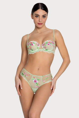 Lise Charmel Libertine En Fleurs Half Cup Bra - Naughty Knickers