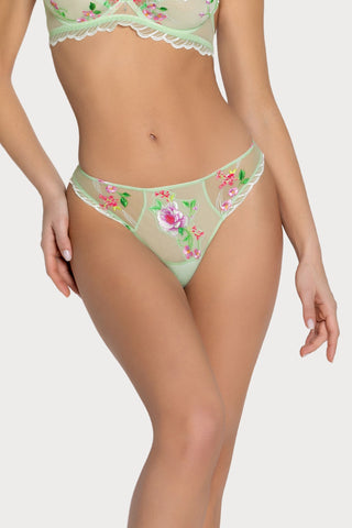 Lise Charmel Libertine En Fleurs Thong - Naughty Knickers