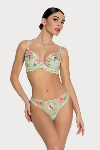 Lise Charmel Libertine En Fleurs Thong - Naughty Knickers