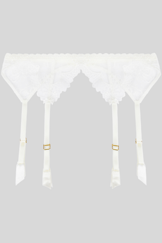 Lise Charmel Princesse Iris Suspender Belt Ecru Nacre