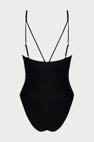 Pure Elegance Black Sexy Swimsuit