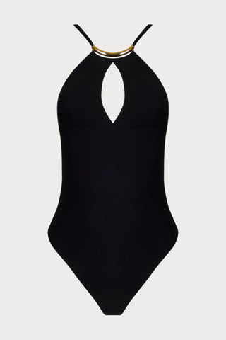 Pure Elegance Black Sexy Swimsuit