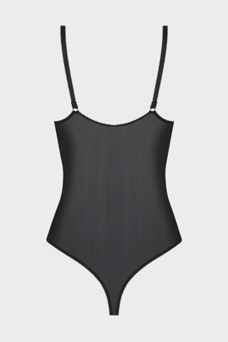 Révélation Beauté Black Thong Bodysuit