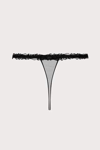 Soir de Venise Black Mini Thong