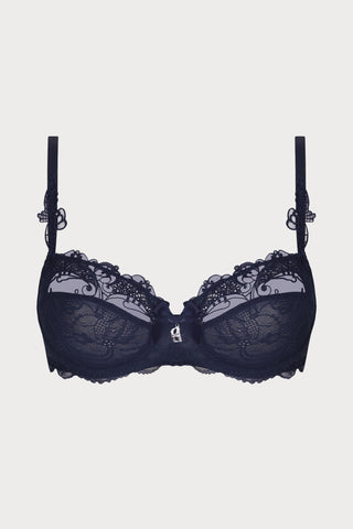 Soir de Venise Navy Half Cup Bra
