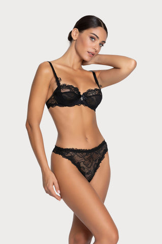 Soir de Venise Black Thong