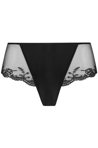 Lise Charmel Black Shorty Splendeur Soie - Luxury French Knickers