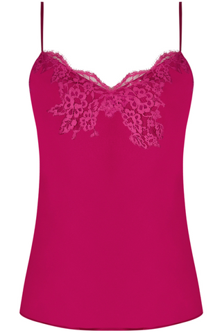 Lise Charmel Raspberry Silk Camisole Splendeur Soie