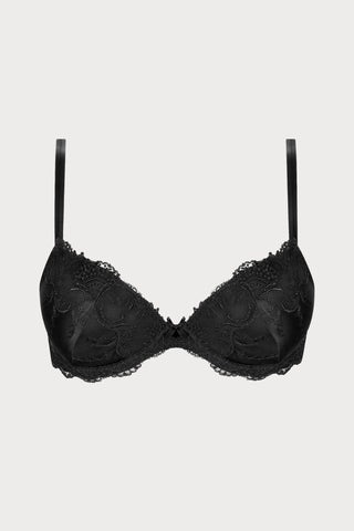 Splendeur Soie Black Contour Bra