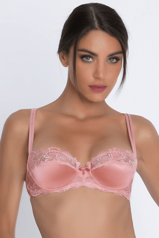 Lise Charmel Splendeur Soie Half Cup Bra Rose