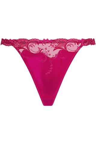 Lise Charmel Raspberry Mini Thong Splendeur Soie
