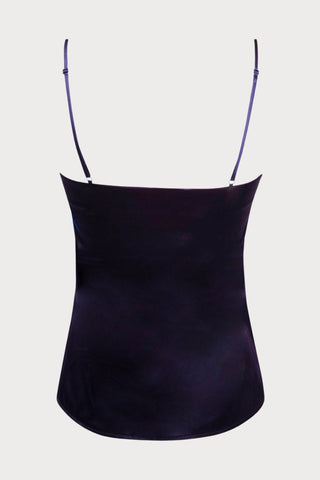 Splendeur Soie Navy Camisole