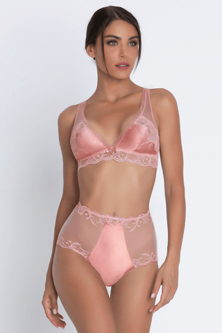 Lise Charmel Splendeur Soie Wireless Triangle Bra Rose